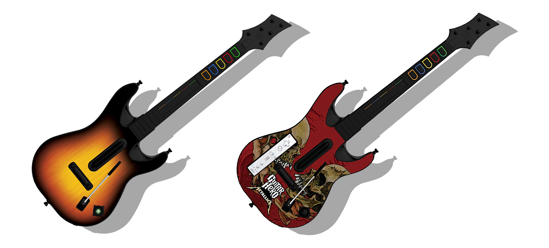 Do the Guitar Hero World Tour instruments work with Rock Band 2